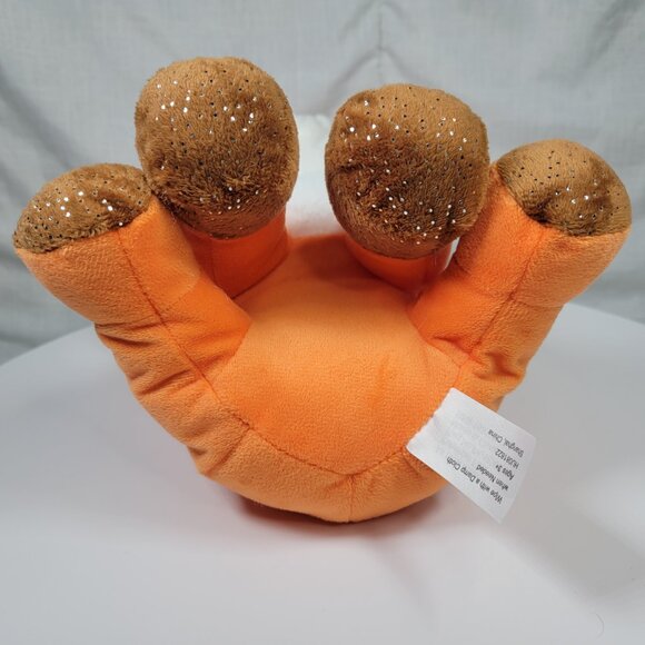 Fox With Sparkle Orange Feet Plush Stuffed Animal 10" Orange and White NWT - Picture 4 of 6